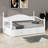 Daybed With Trundle Bed, Extendable Daybed With Two Storage Drawers-1397505678