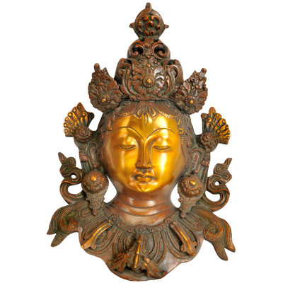 Masque de déesse déesse Tara (divinité bouddhiste tibétaine)