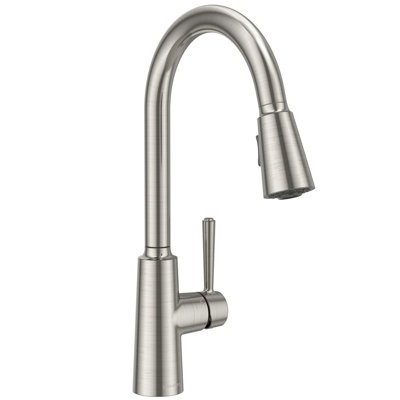Robinet de cuisine à poignée simple avec douchette extractible
