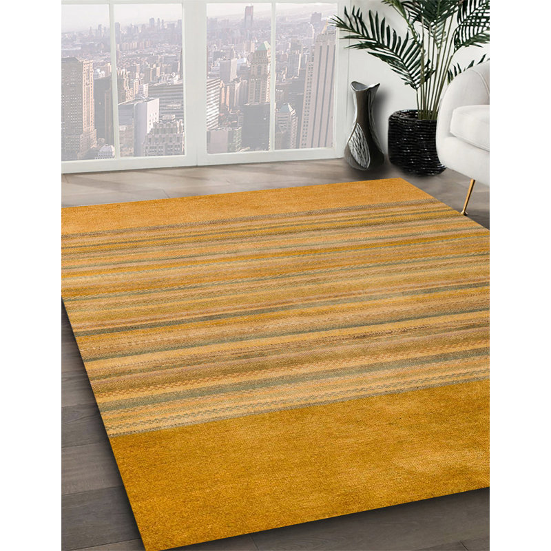Amberjo Striped Indoor Rug, Square 5'