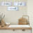 " Rustic Bathroom Wall Décor Wood Sign Relax Soak Unwind Sign " 3 - Pieces