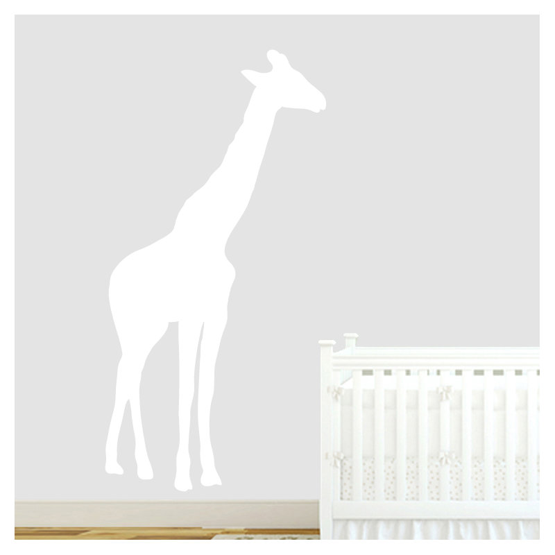 Adhésif décoratif girafe, Blanc