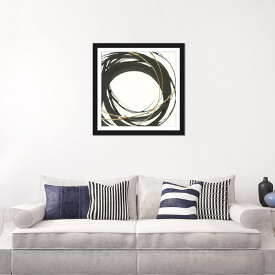 «Gilded Enso III», impression sur toile