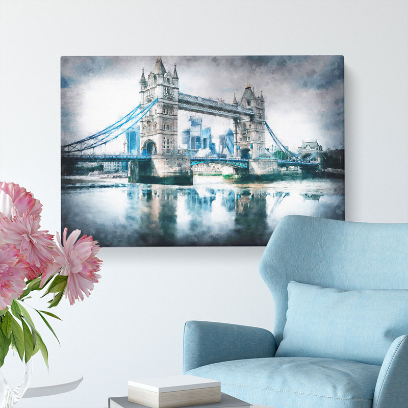 London Bridge - Wrapped Canvas, 60cm H x 91cm W x 3cm D