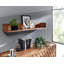 Schuller Rectangular Sheesham Solid Wood Floating Shelf