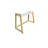 100% Solid Wood Microwave Oven Countertop Rack With Hooks - Natural/white