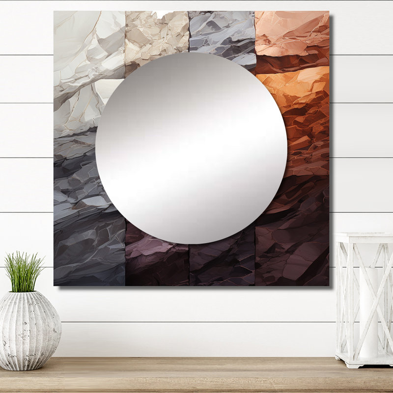 Paskenta - Bean Stone Collage, 29 po x 29 po