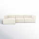 Bowry 3 - Piece Modular Upholstered Chaise L-Sectional