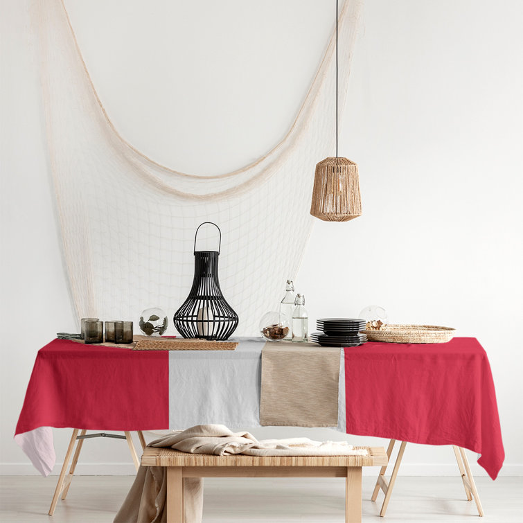 ArtVerse Rectangle Striped Cotton Tablecloth | Wayfair
