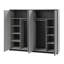 Michaeal 4 Door Manufactured Wood Wardrobe