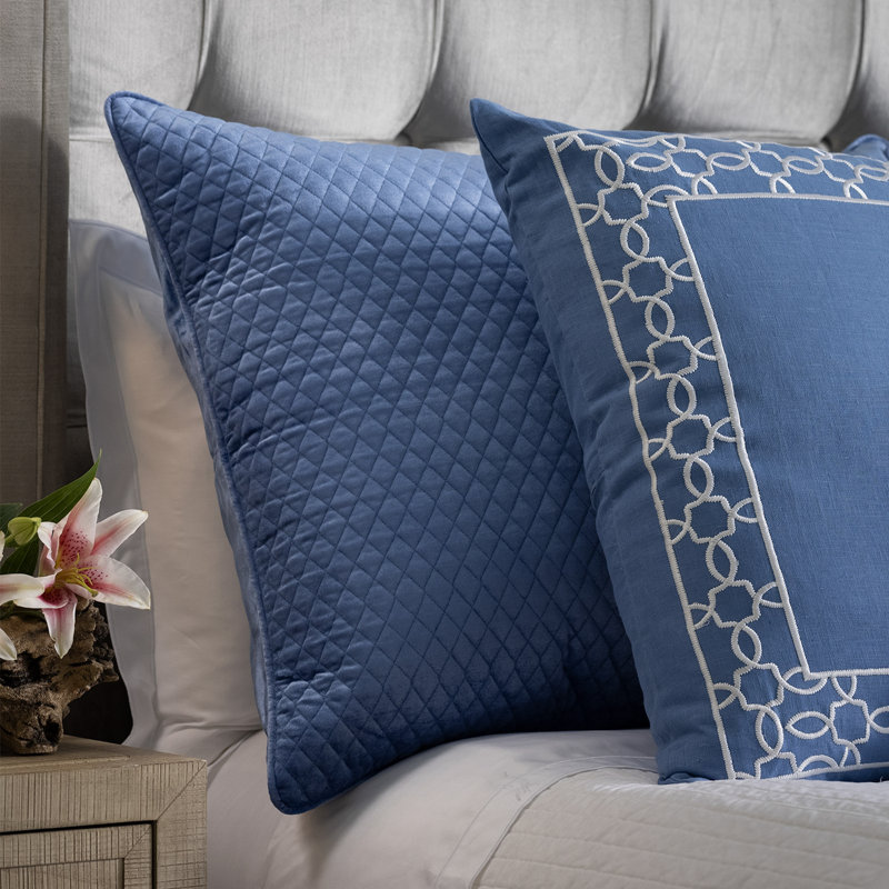 Valentina Geometric Feather Throw Pillow