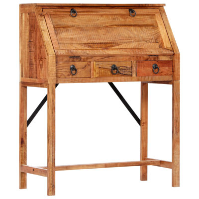 Briela Solid Wood Solid Wood Secretary Desk