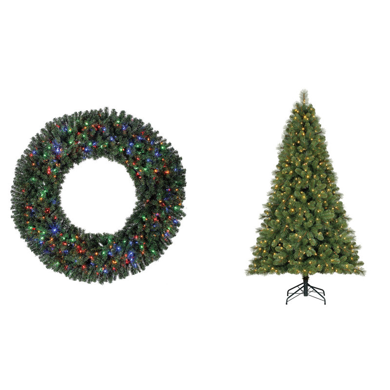 108' Lighted Pine Christmas Tree