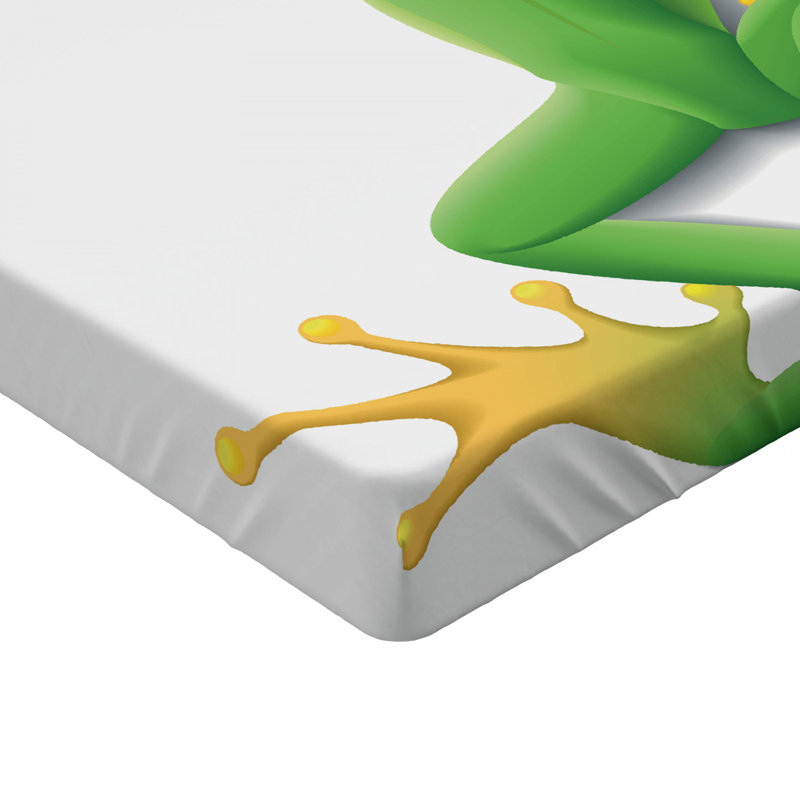 Microfiber Fitted Sheet, Full Fitted Sheet, Theme Frog 2