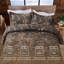 Ensemble d'édredon Realtree Max 4 Camo, ensemble de literie rustique en polycoton avec taies décoratives-10702113