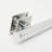 Coronado Modern Grab Bar with Square Flanges-77313168-77313169