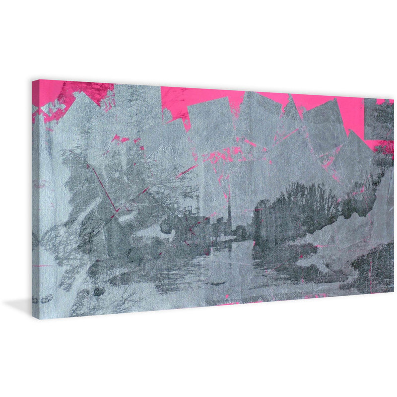 Silver River by Tracy Silva Barbosa - Wrapped Canvas Print, 76cm H x 152cm W