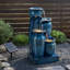Cascade Fountain with Lights-419052327