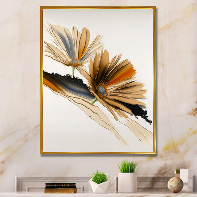 Fleurs de marguerite hyperréalistes III - reproduction sur toile