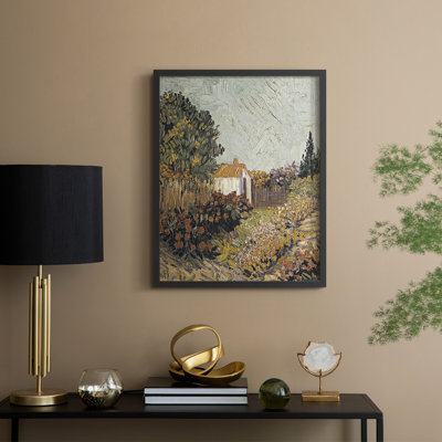 «Vintage Landscape CCLXV», reproduction encadrée - bois massif