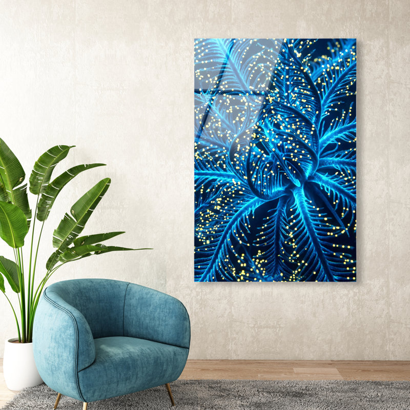 Neon Bloom Print by Oliver Gal, 15"H x 10"W, High-Gloss Acrylic Print