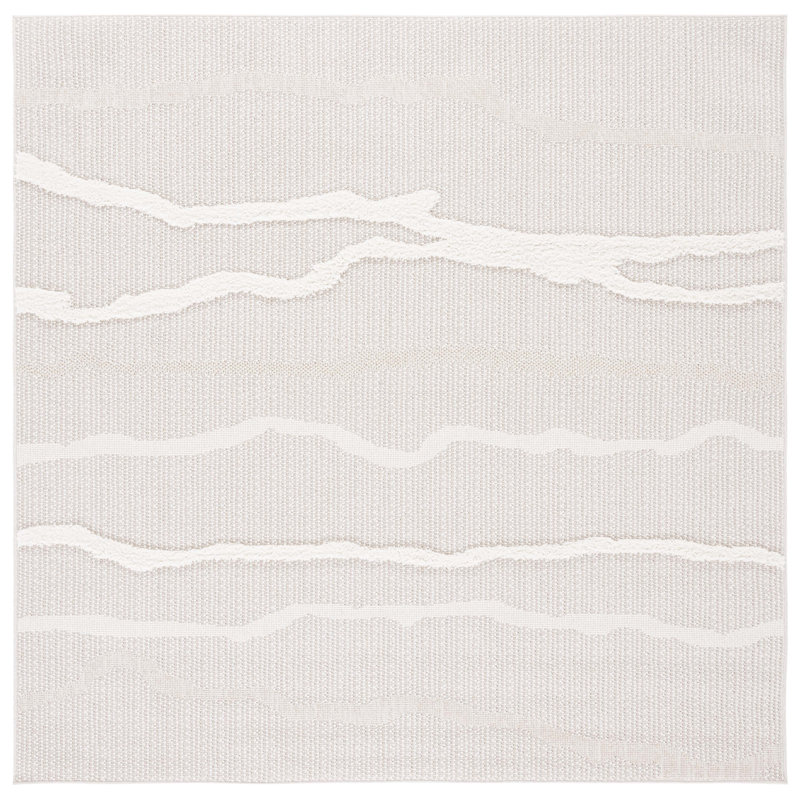 Artimese Performance Abstract Rug, Square 5'3"