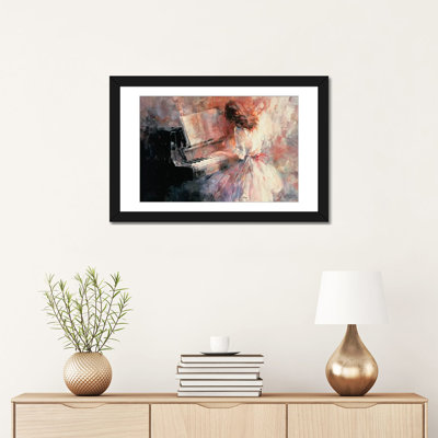 « romantique rythmique », impression sur toile