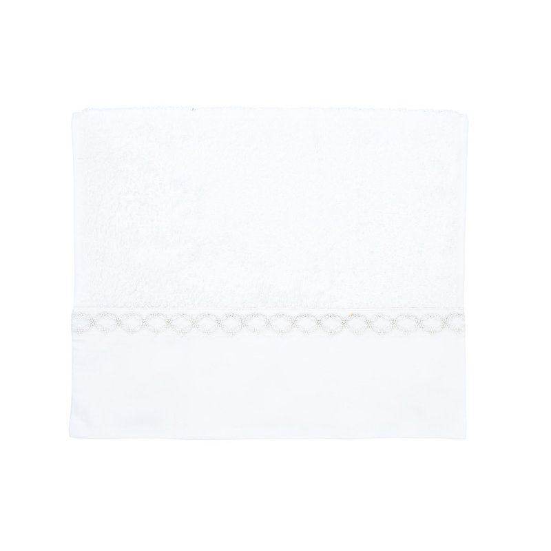 Serviette en coton dentelle