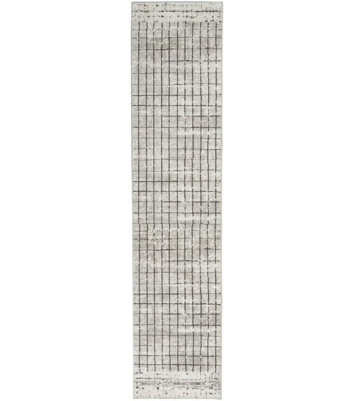 Tapis beige Freeda, Tapis de couloir 2 pi 2 po x 7 pi 6 po