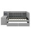 Lit de jour simple tapissier avec tiroirs, tablettes, armoires rabattables et table d'appoint-1860326451