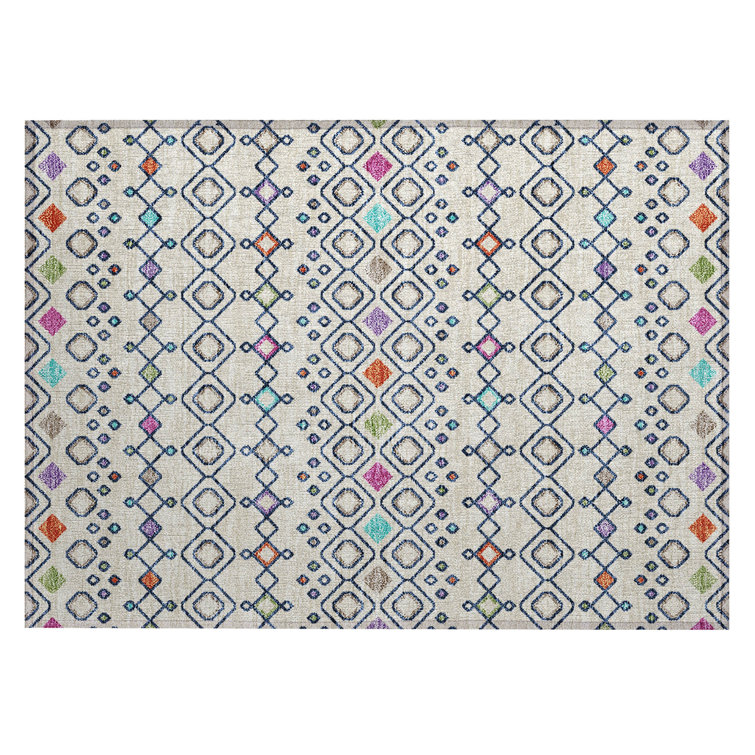 Aleighna Area Rug with Non-Slip Backing