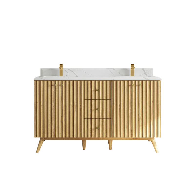 Ensemble de meuble-lavabo double 60 po Ladedra
