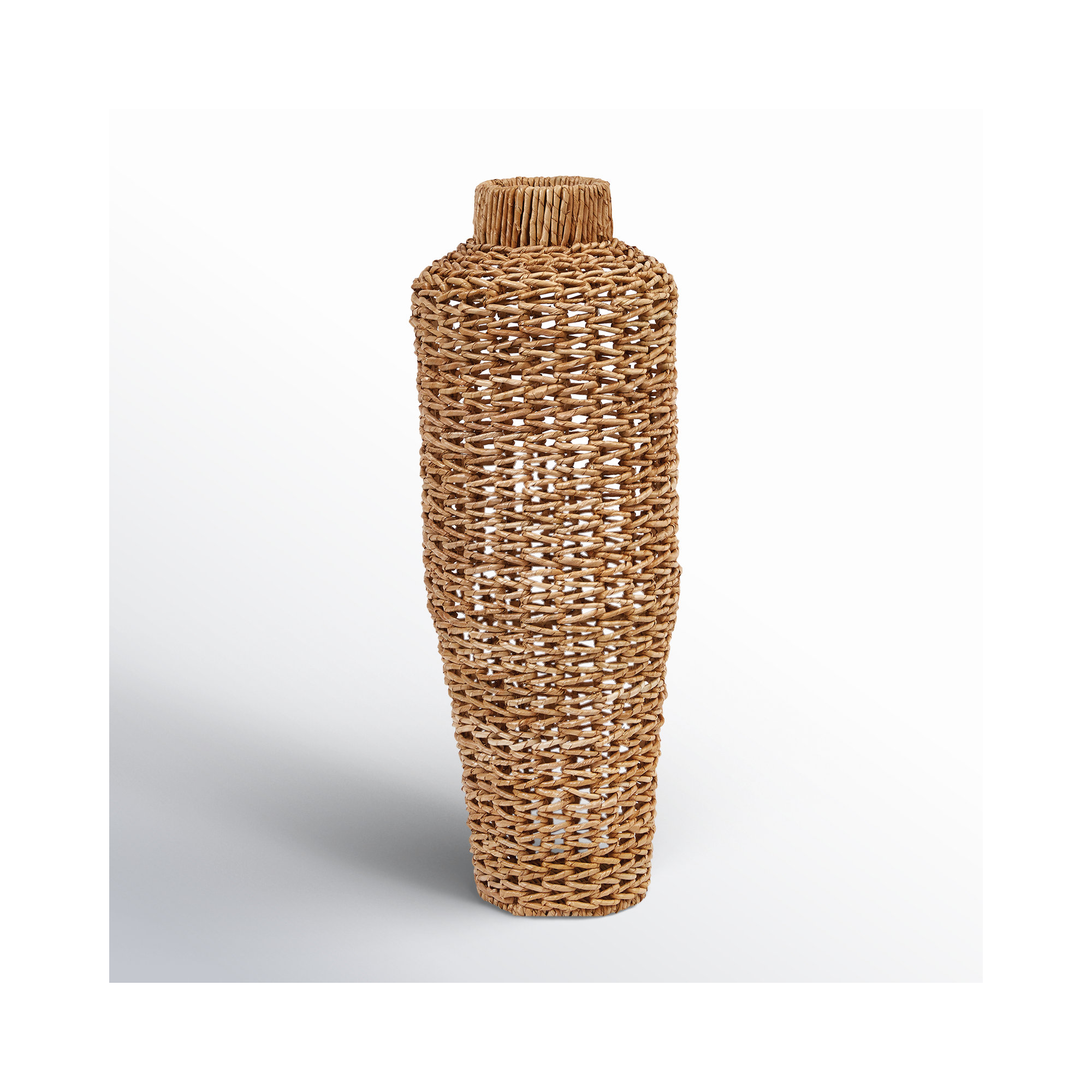 Cenedra Rattan Table Vase, 30" H x 9" W x 9" D