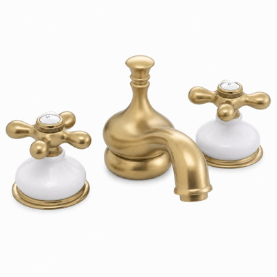 Sacramento Widespread Faucet, Porcelain