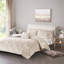 Ensemble d'édredon double en velours avec coussin décoratif doux pour un confort et un style ultimes-122455350-122455352
