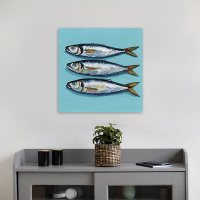 Trois petits poissons, art contemporain