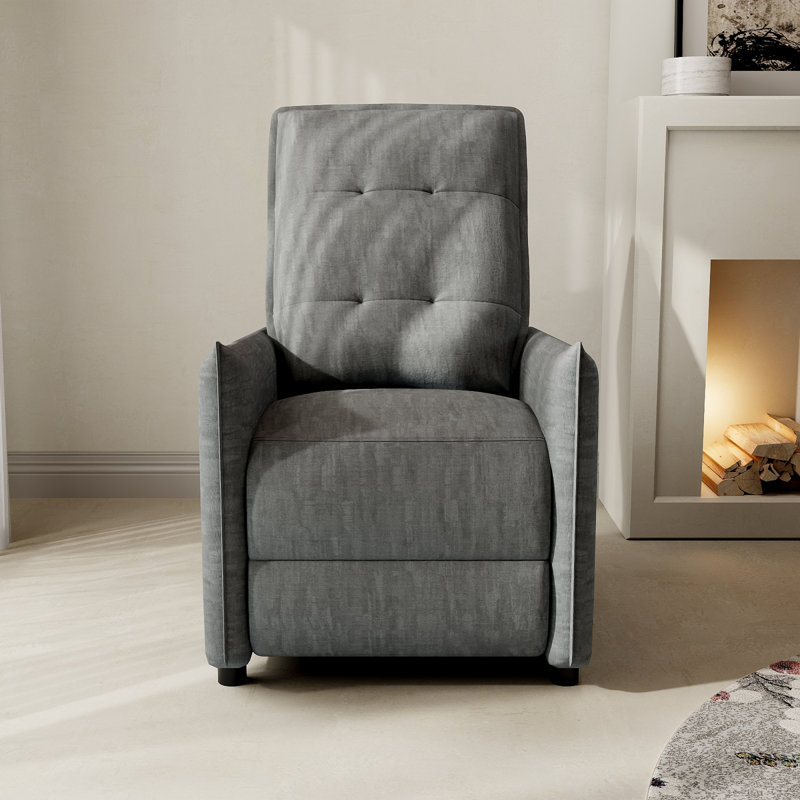 Modern Chenille Recliners With Adjustable Features For Home Theater