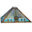 Lampe de table 26 "H Mission Rose