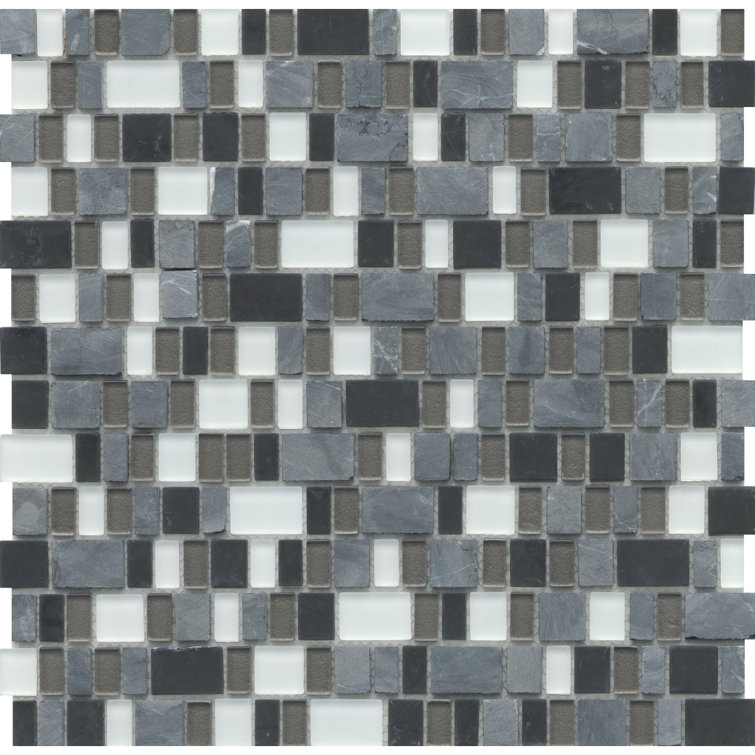 Unique™ 12" x 12" Random Mosaic Tile