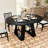 Extendable Round Dining Table For 4-8, Kitchen Table With Removable Leaves And Shelf-2076241406