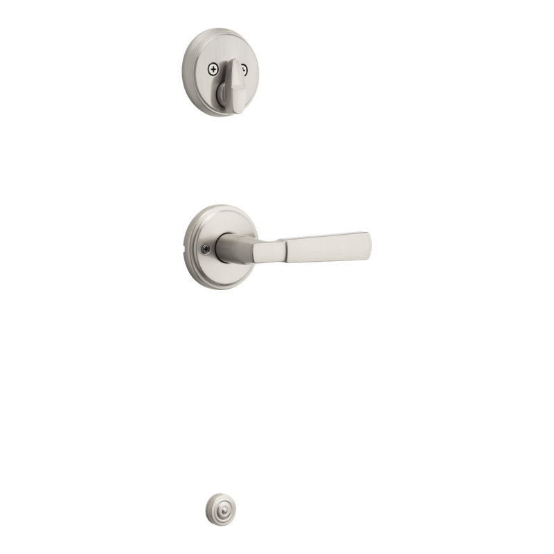 Perth Interior Lever Set, Satin Nickel