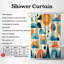 Sunny Skies - Rideau de douche standard 1 pièce-1935435571