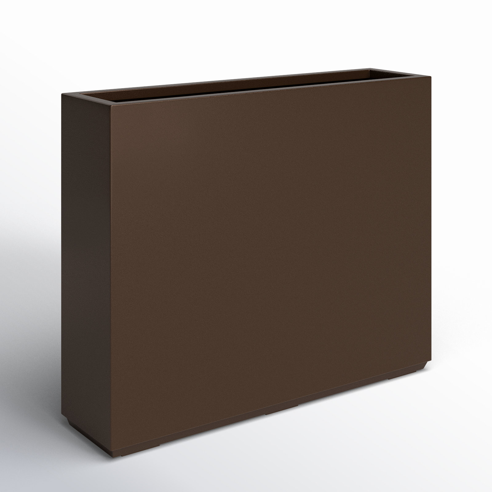 Tormund Metal Planter Box, Espresso, 30" H x 38" W x 9.8" D