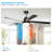 65 Inch Black Ceiling Fan With Light, 5-Blade Dimmable Led Ceiling Fan With Remote Control, Modern Quiet Design For Living Room And Bedroom (Silent/6-Speed/Reversible/Dc Motor)-1578509138