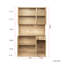 Armoire autoportante haute autoportante, unité de rangement multiple avec 6 portes fermées, tiroir simple et tablette ouverte, organisateur de grande capacité pour la cuisine, la chambre à coucher et le salon-1730112321