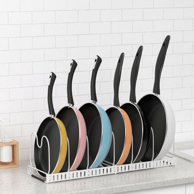Metal Rectangle Countertop / Cabinet Pot Rack