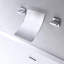 2 Handle Wall Waterfall Faucet Bath Filler