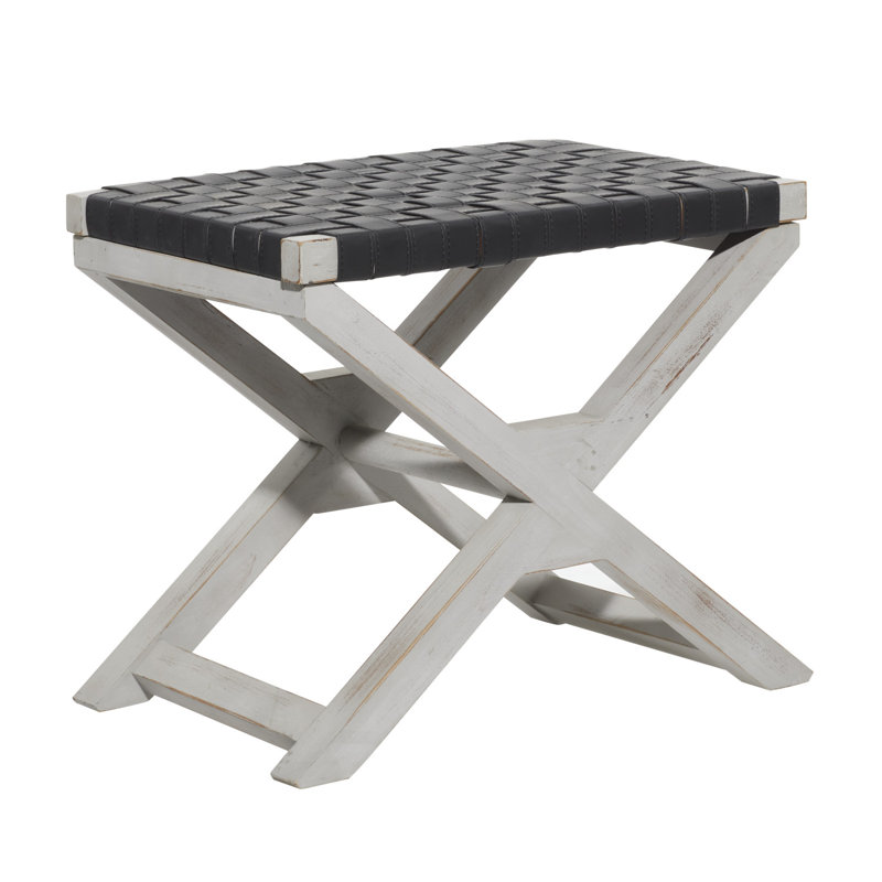 Tabouret Monika, Blanc, Noir