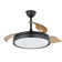 Maryann 42'' Retractable Ceiling Fan DC Motor with LED Lights and Remote