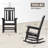 Chiemi HDPS Modern Resin Rocking Adirondack Chair-37997491